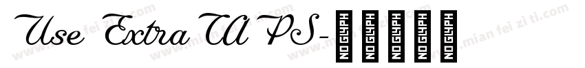 Use ExtraCAPS字体转换